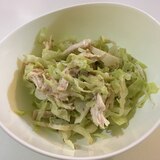 キャベツと鶏胸肉のゴマだれ和え